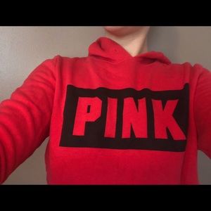 PINK pullover hoodie